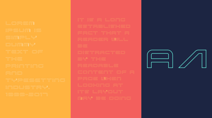 Nebula Hollow Font Family