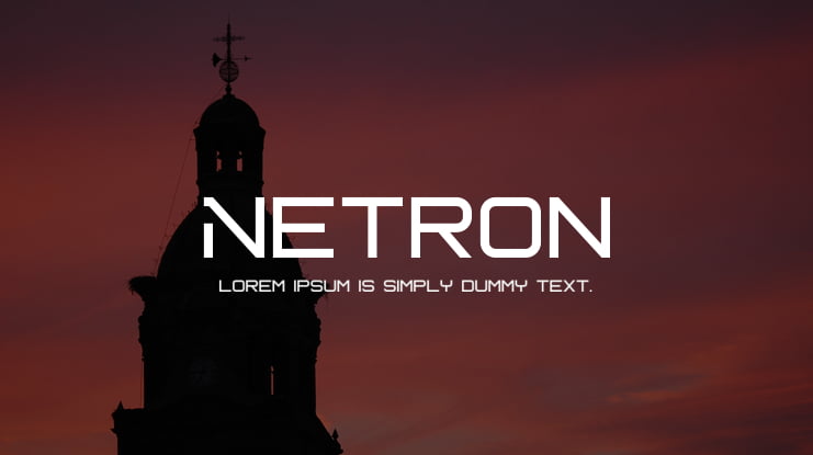 Netron Font