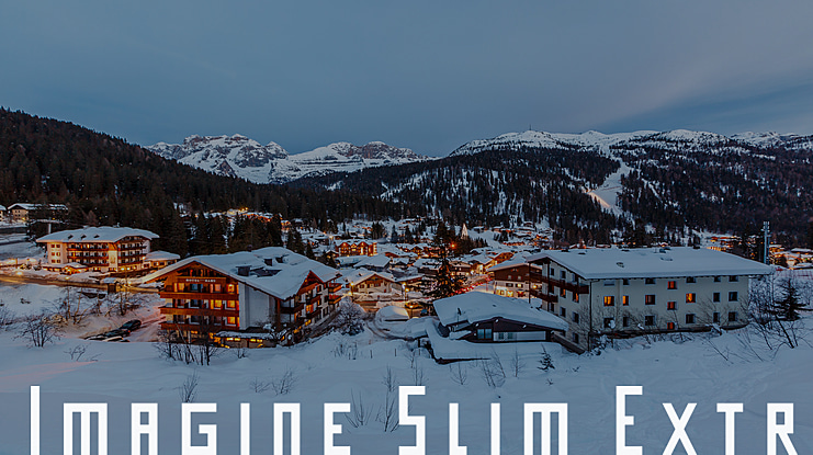 Imagine Slim Extra Font