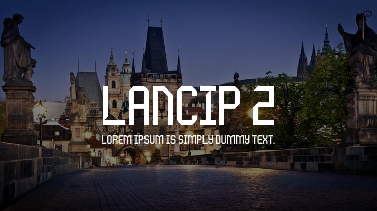 Lancip 2 Font