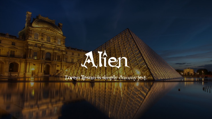 Alien Font