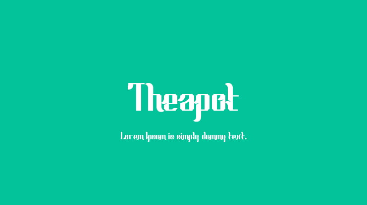 Theapot Font
