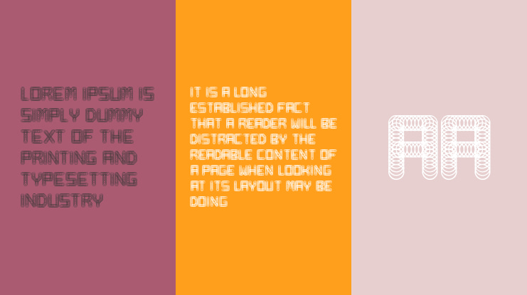 Pipes Abstract Font Family