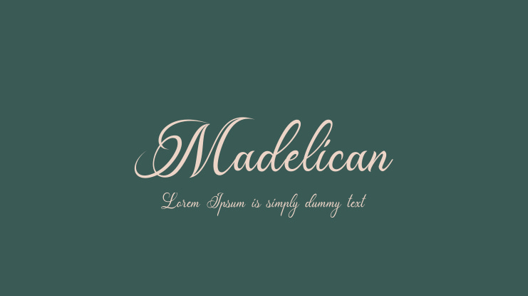 Madelican Font