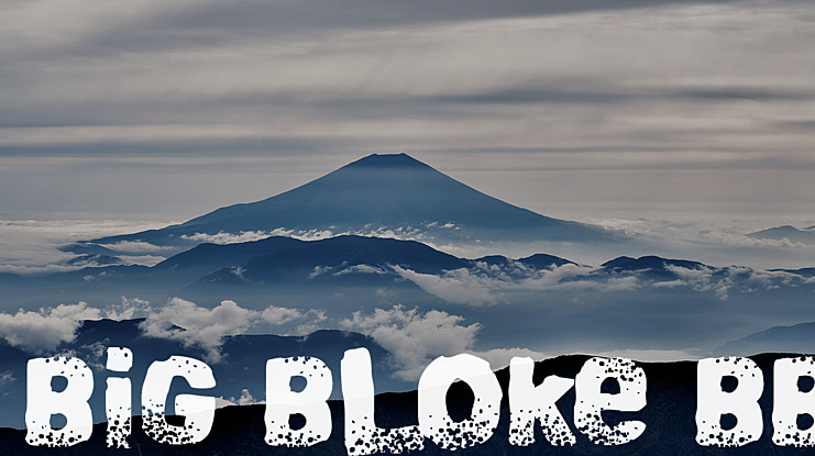 Big Bloke BB Font