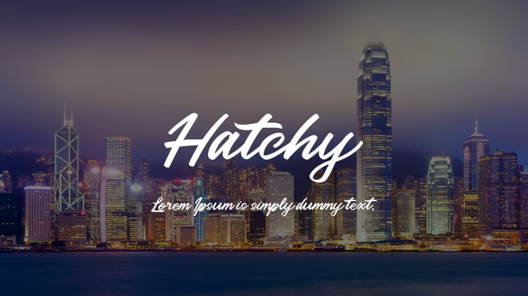 Hatchy Font