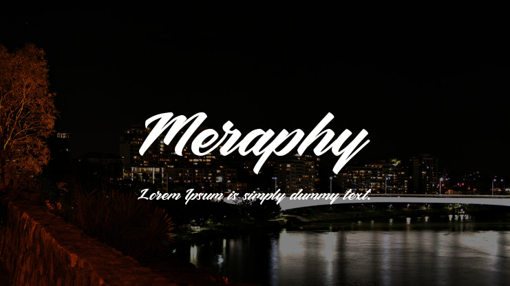 Meraphy Font