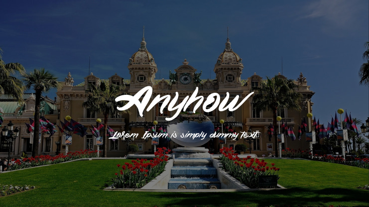 Anyhow Font