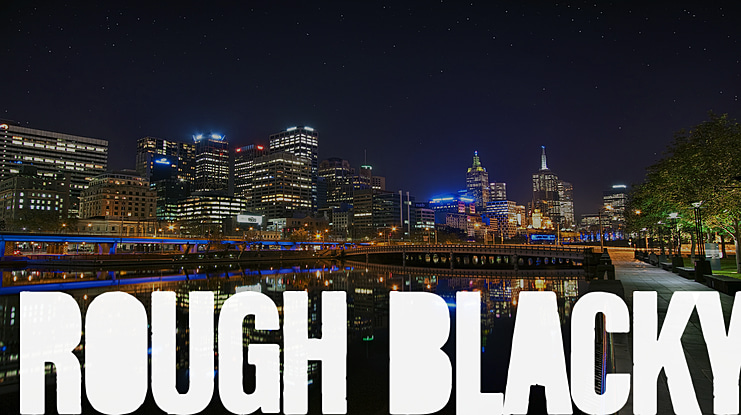 Rough Blacky Font