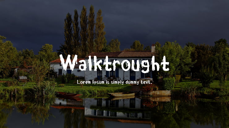 Walktrought Font