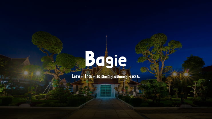 Bagie Font
