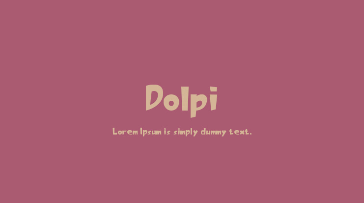 Dolpi Font
