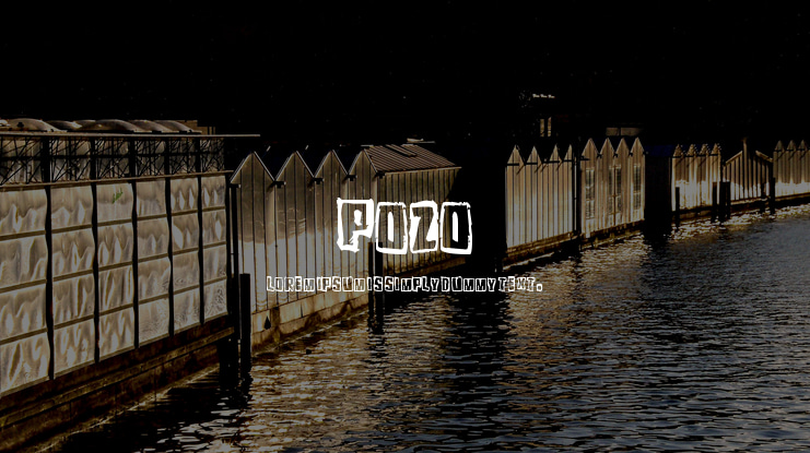 Pozo Font Family