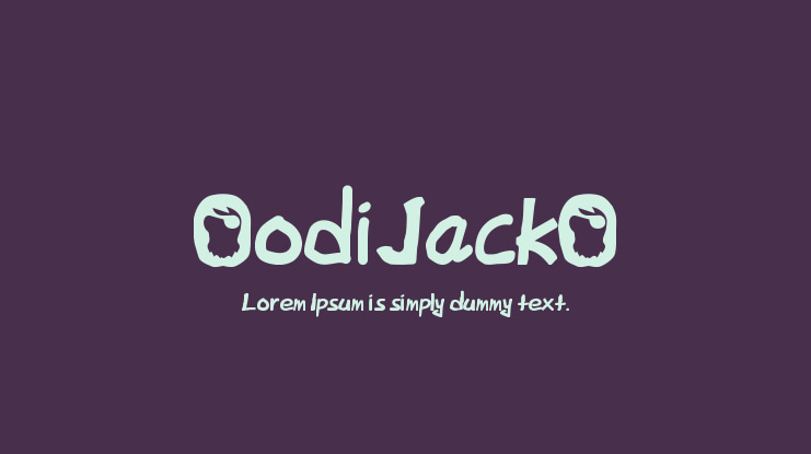 OodiJackO Font