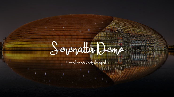 Serenatta-Demo Font