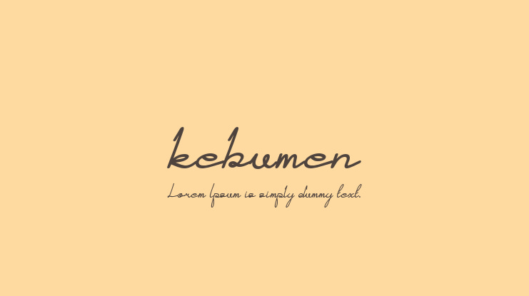 kebumen Font
