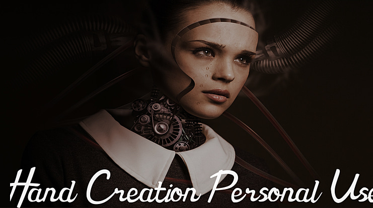 Hand Creation Personal Use Font