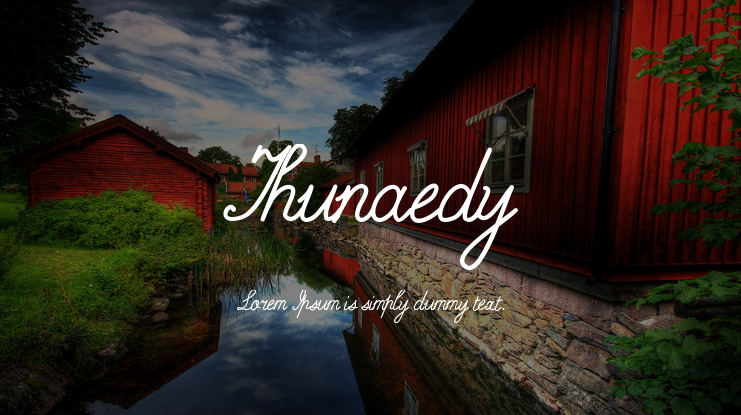 Thunaedy Font