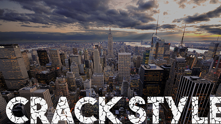 Crack Style Font
