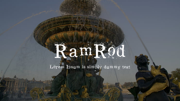 RamRod Font