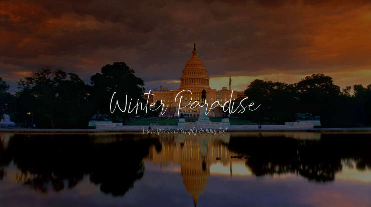 Winter Paradise Font