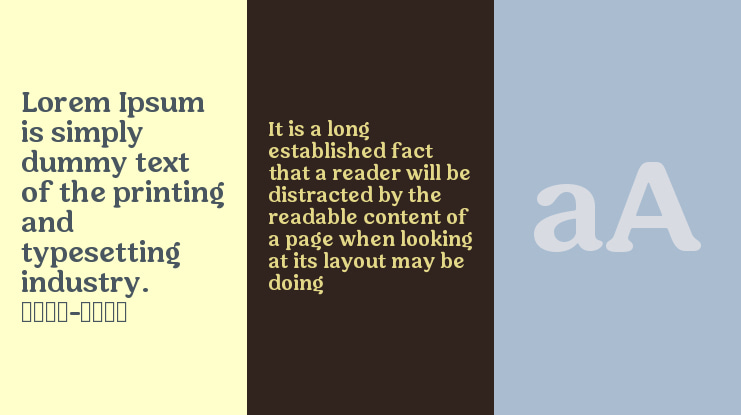 Hornbill Personal Use Font Family