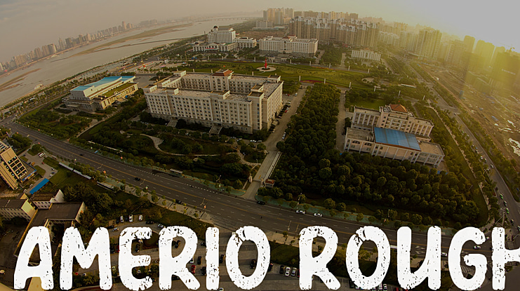 Amerio Rough Font