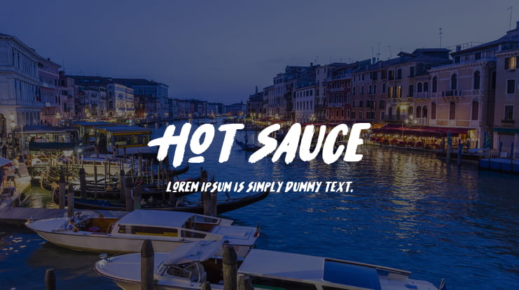 Hot Sauce Font Family
