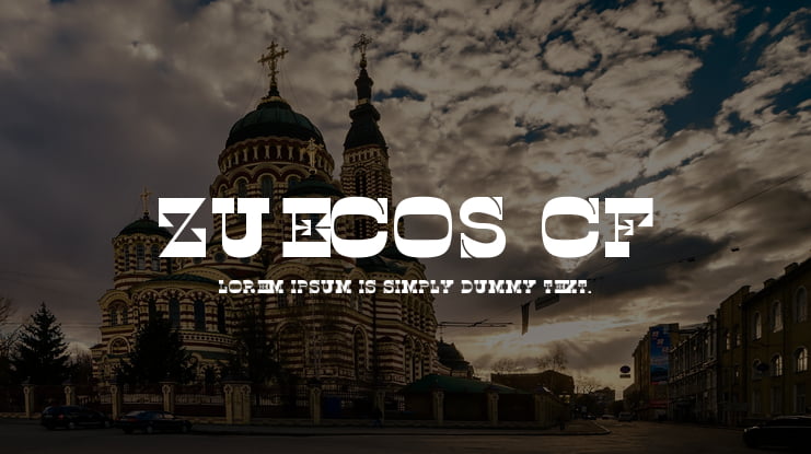 Zuecos CF Font