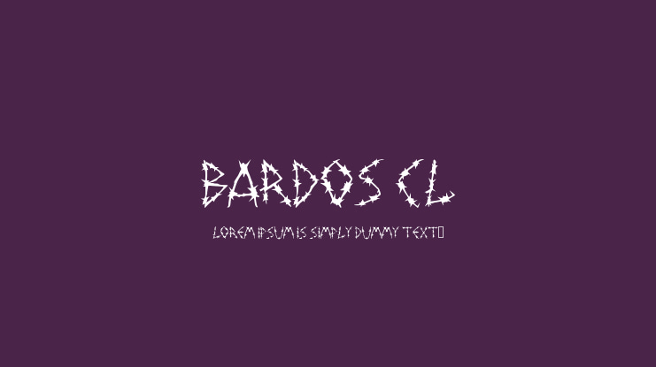 Bardos Cl Font