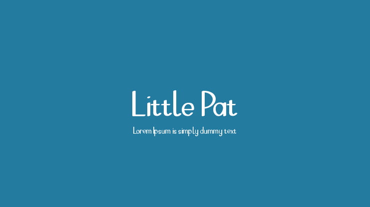 Little Pat Font