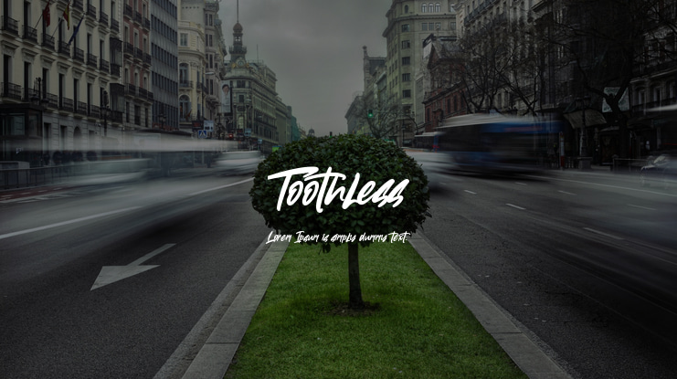 Toothless Font