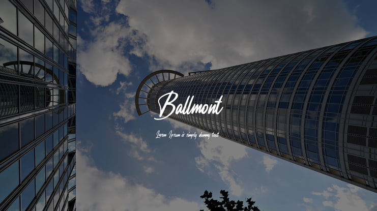 Ballmont Font