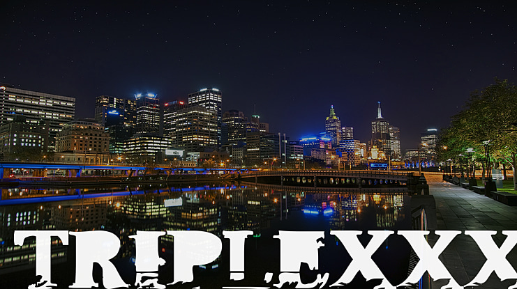 Triple XXX Font