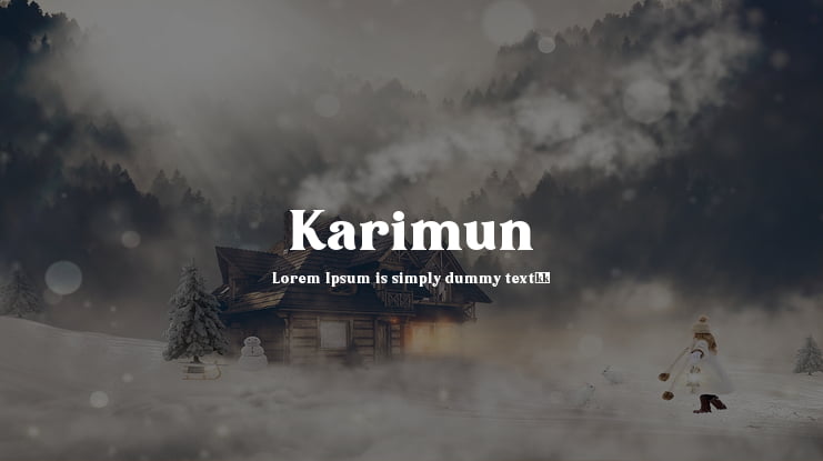 Karimun Font