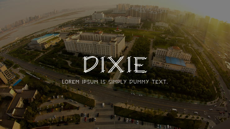DIXIE Font