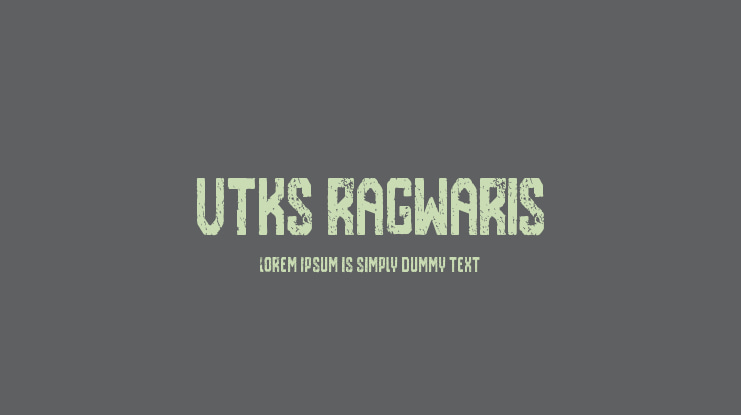 vtks ragwaris Font