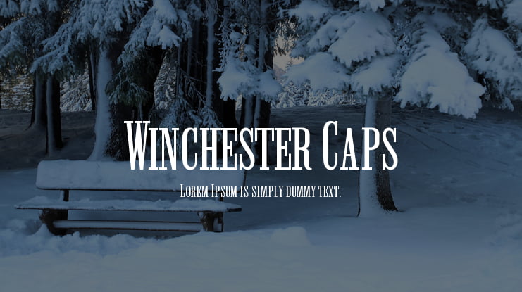 Winchester Caps Font Family