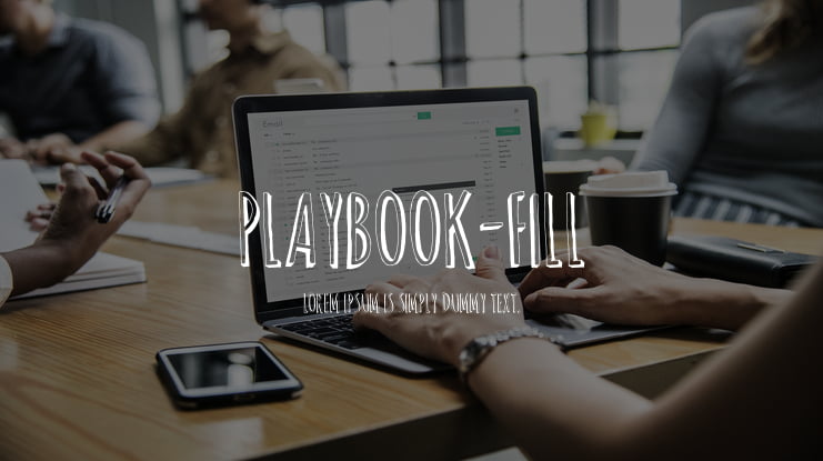 Playbook-Fill Font Family