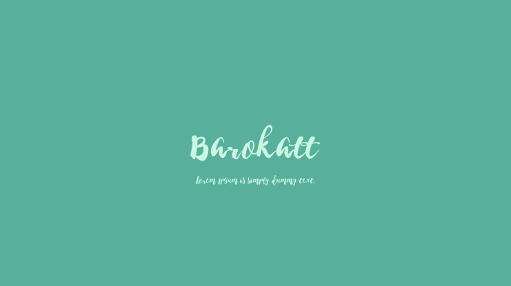 Barokatt Font