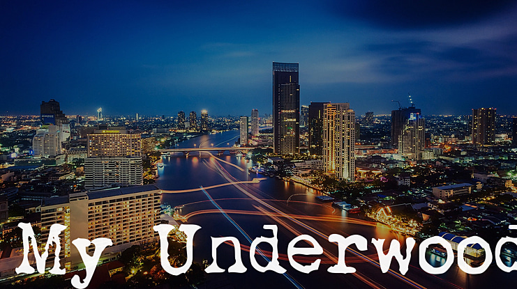My Underwood Font