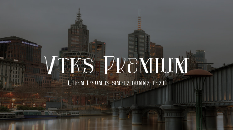 Vtks Premium Font