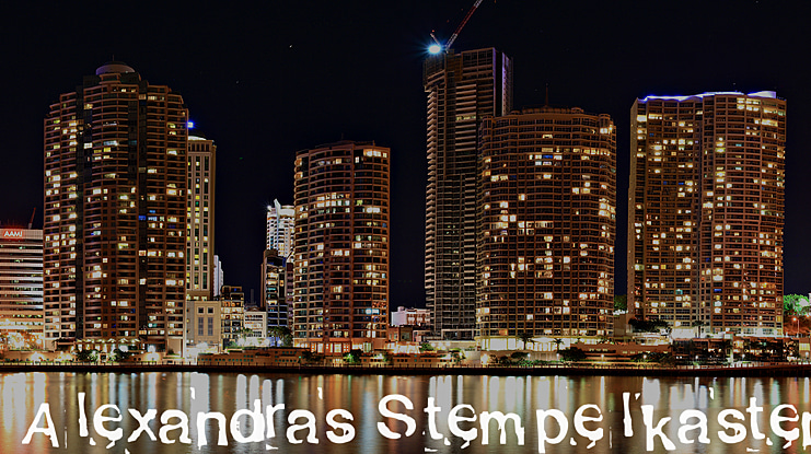 Alexandras Stempelkasten Font