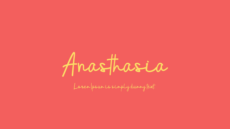 Anasthasia Font