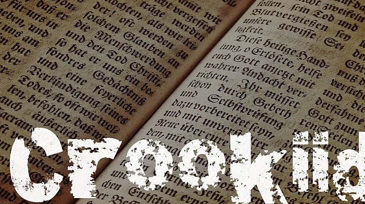 Crookiid Font