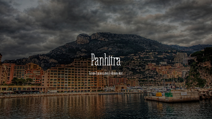 Panhitra Font