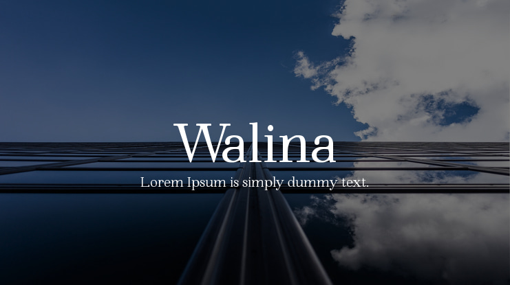 Walina Font Family