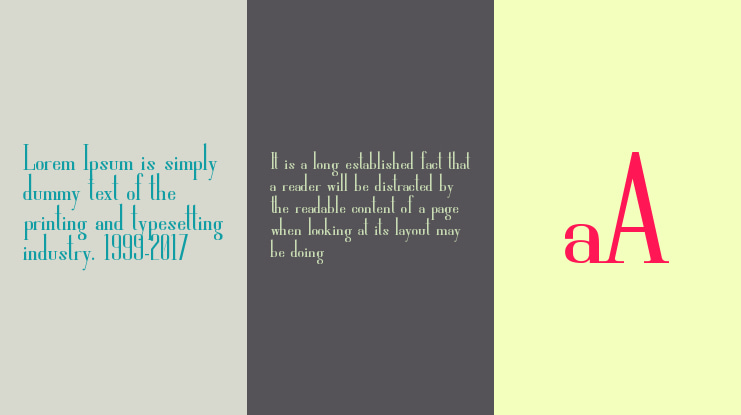 High So Serious Font