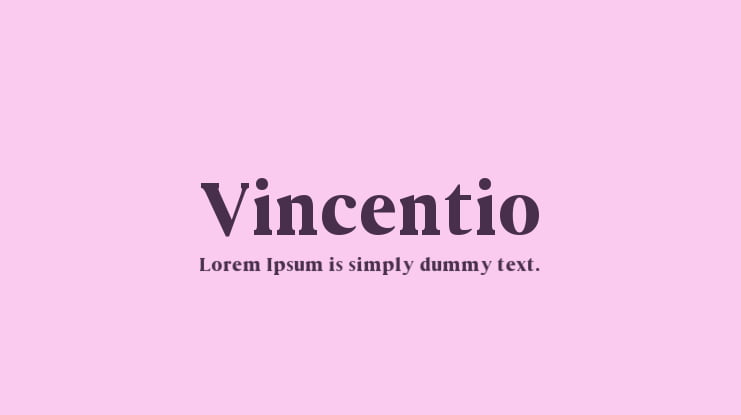 Vincentio Font
