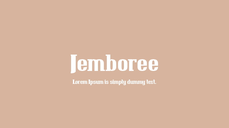 Jemboree Font